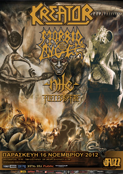 Kreator/Morbid Angel/Nile/Fueled By Fire - Athens