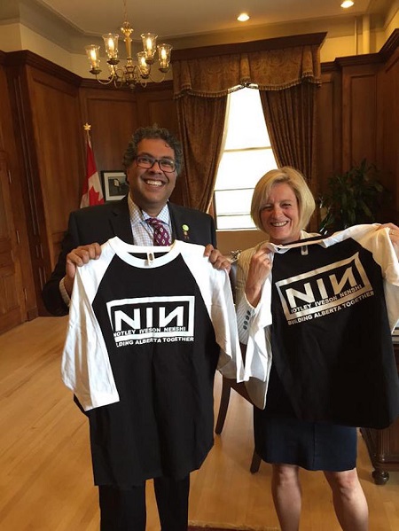 Τα δύο Ν: Rachel Notley και Naheed Nenshi Τα δύο Ν: Rachel Notley και Naheed Nenshi