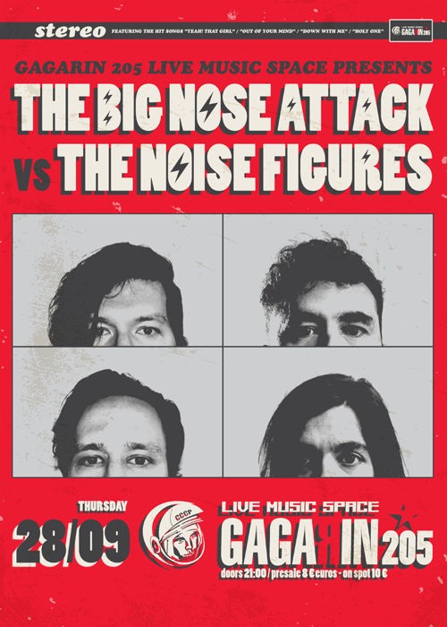 The Big Nose Attack, The Noise Figures Αθήνα @ Gagarin 205