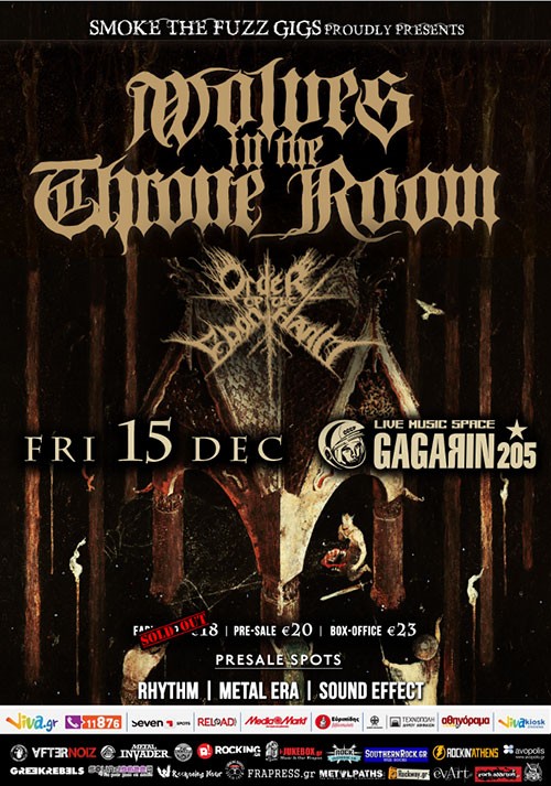 Wolves In The Throne Room, Order Of The Ebon Hand Αθήνα @ Gagarin 205