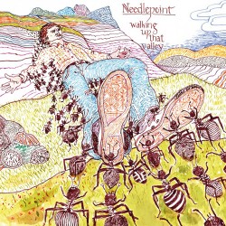 Needlepoint Walking Up That Valley