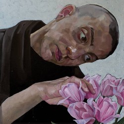 Birds In Row Gris Klein