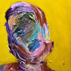 Grey Aura Zwart Vierkant: Slotstuk