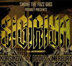 Sigiriya, Korsikov, Pools Of Mercury @ Six D.O.G.S., 24/03/14 