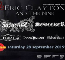 Demon's Gate Festival (Eric Clayton And The Nine, Saturnus, Sorcerer, On Thorns I Lay) @ Κύτταρο, 28/09/19 