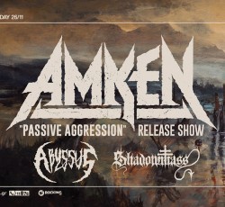 Amken, Abyssus, Shadowmass @ Temple, 26/11/22 