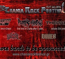 Chania Rock Festival 2016 με Rotting Christ, Therapy? και Cutting Crew 