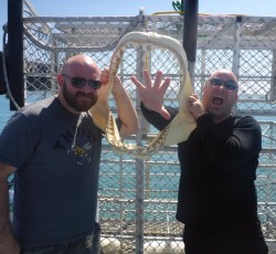 Ο τραγουδιστής των Disturbed σε… κλουβί για καρχαρίες (video) 