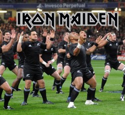 Ο Eddie των Iron Maiden τιμά την εθνική ράγκμπι Νέας Ζηλανδίας