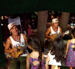 Ο Manu Chao τραγουδά σε παιδάκια στο Παγκράτι! 