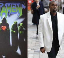 Ο Kanye West φωτογραφίζεται με μπλούζα Testament, ο Alex Skolnick τα χώνει!