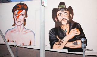Βιβλία με σκίτσα για τον Lemmy και τον David Bowie