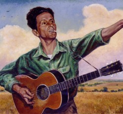 Ακυκλοφόρητο κομμάτι του Woody Guthrie στο φως της δημοσιότητας 