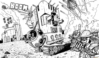 Ένα κόμικ βιβλίο για το black metal