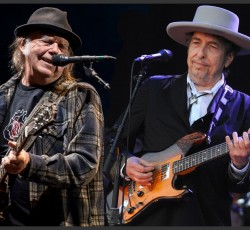 Bob Dylan και Neil Young στην ίδια σκηνή μετά από 25 χρόνια 