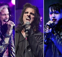 Marilyn Manson και Steven Tyler στην σκηνή των Hollywood Vampires 