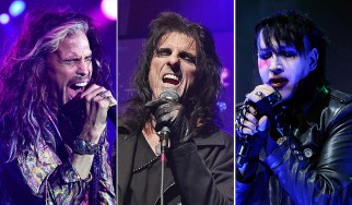 Marilyn Manson και Steven Tyler στην σκηνή των Hollywood Vampires