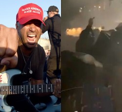 Διαδηλωτές στο Portland φωνάζουν στίχους του "Killing In The Name" εναντίον αστυνομικών (video)