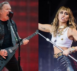 Miley Cyrus: «Ετοιμάζω δίσκο διασκευών σε Metallica»