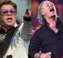 Elton John: «Ηχογράφησα πρόσφατα με τους Metallica» 
