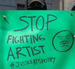 Μουσικοί διαδήλωσαν έξω από τα γραφεία του Spotify σε όλον τον κόσμο 