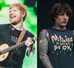 Επί σκηνής συνεργασία Bring Me The Horizon και Ed Sheeran 
