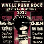 Vive Le Punk Rock Festival (Infa-Riot, The Restarts, Die In Vain, Wheelers, Apathy) @ An Club, 17/02/23