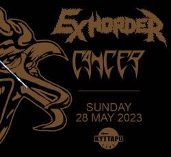 Exhorder και Cancer έρχονται στην Αθήνα 