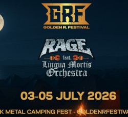 Rage με συνοδεία της Συμφωνικής Ορχήστρας Lingua Mortis το πρώτο όνομα του Golden R. Festival 2026