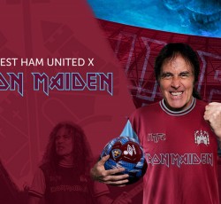 Επετειακή φανέλα Iron Maiden από την West Ham 