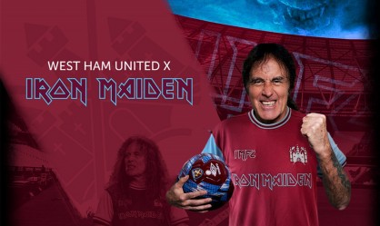 Επετειακή φανέλα Iron Maiden από την West Ham