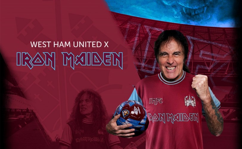 Επετειακή φανέλα Iron Maiden από την West Ham
