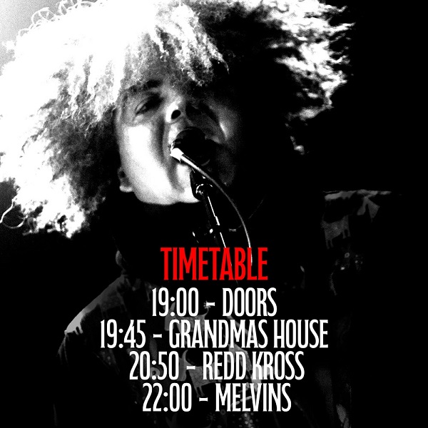Melvins Live Athens 2025 Timetable