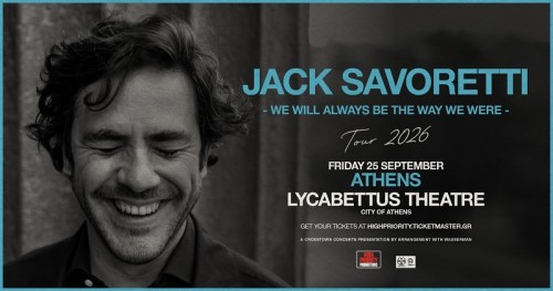 Jack Savoretti Αθήνα @ Δημοτικό Θέατρο Λυκαβηττού