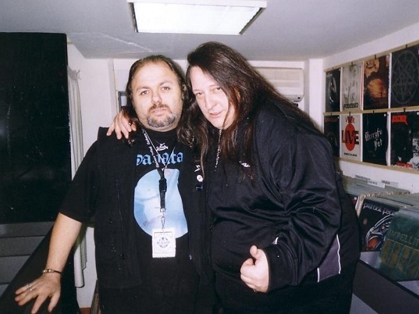 Chris Christodoulou with Jon Oliva