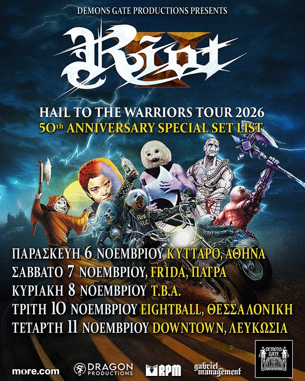 Riot V - Live Greece 2026