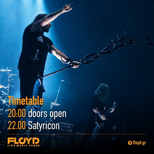 Satyricon Live Athens 2026 Floyd Timetable