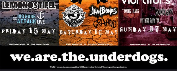 Διαγωνισμός we are the underdogs: Κερδίστε προσκλήσεις για την κάθε μέρα του τριήμερου φεστιβάλ