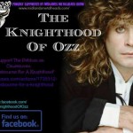 Βοήθησε τον Ozzy Osbourne να χριστεί ιππότης