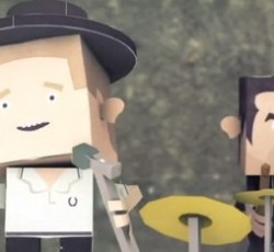 Video clip κινουμένων σχεδίων για τη διασκευή των Belle And Sebastian στους Primitives 