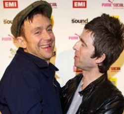 Οι Damon Albarn (Blur) και Noel Gallagher (Oasis) τα «ξαναβρίσκουν» στα Brit Awards 