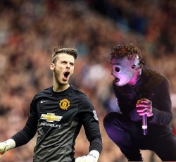 Ο τερματοφύλακας της Manchester United αποθεώνει Slipknot 