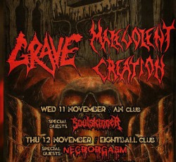 Οι Grave και Malevolent Creation σε λίγες μέρες σε Αθήνα και Θεσσαλονίκη 