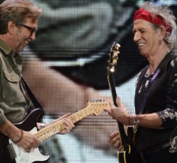 Δείτε τον Eric Clapton και τη Florence Welch (Florence + The Machine) στη σκηνή μαζί με τους Rolling Stones 