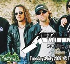 Τα υπόλοιπα ονόματα μαζί με τους Metallica στο Rockwave Festival 2007 
