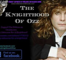 Βοήθησε τον Ozzy Osbourne να χριστεί ιππότης 