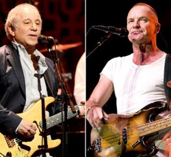 Κοινή περιοδεία θα κάνουν οι Paul Simon και Sting 