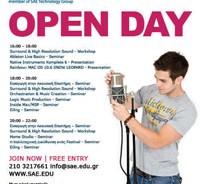 Open Day από τη SAE Athens, την Τετάρτη, 23 Σεπτεμβρίου 
