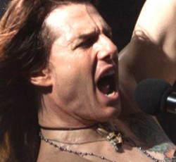 O rock star Tom Cruise 