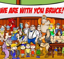 7-λεπτο animated βίντεο στήριξης στον Bruce Dickinson 